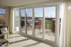 Large sliding patio doors